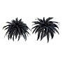 Nearly Natural Artificial Halloween Black Boston Fern - Set of 2, 48", 2/Set (P2198-S2)~#|#~9327576B-D963-40D1-9D7CB1D00AB3DF07_sc7