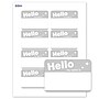 Avery Adhesive Name Tags, Pre-printed Silver Hello Design~#|#~932C09B8-488D-41B9-8FFF78BEF3143DA7_sc7