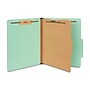 Staples® 60% Recycled Pressboard Classification Folder, 1-Dividers, 2" Expansion, Letter Size, Green, 5/Pack (535690/TR535690)~#|#~932DE351-F085-4B28-A582E58B266A70F9_sc7