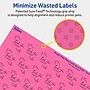 Avery Laser/Inkjet Square Multipurpose Labels, 1" x 1", Bright Pink, 480/Pack (94103)~#|#~933347A2-12B3-42B8-8C05D407B09E9D94_sc7