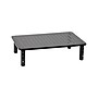 Mind Reader Ventilated Adjustable Monitor Stand, Up to 44 lbs., Black (4LEGMET-BLK)~#|#~9335C88F-33D4-4406-B7DD9A82C8DA5A8A_sc7