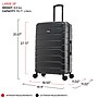 InUSA Trend 28" Hardside Suitcase, 4-Wheeled Spinner, Black (IUTRE00L-BLK)~#|#~933A09C2-13DB-465D-BC114F1F88C9322A_sc7