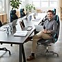 Sharper Image Algrove Comfort-X Ergonomic Swivel Executive Massage Chair, Black/Blue (60117-BLKBLU)~#|#~933B3A41-C796-4664-A837CD507F5F93D7_sc7