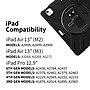 CODi Rugged Case iPad Air 13" (M2, M3), iPad Pro 12.9" (6th, 5th, 4th, 3rd Generation), Black (C30705091)~#|#~9340A417-4144-466B-AAC2E22300421369_sc7