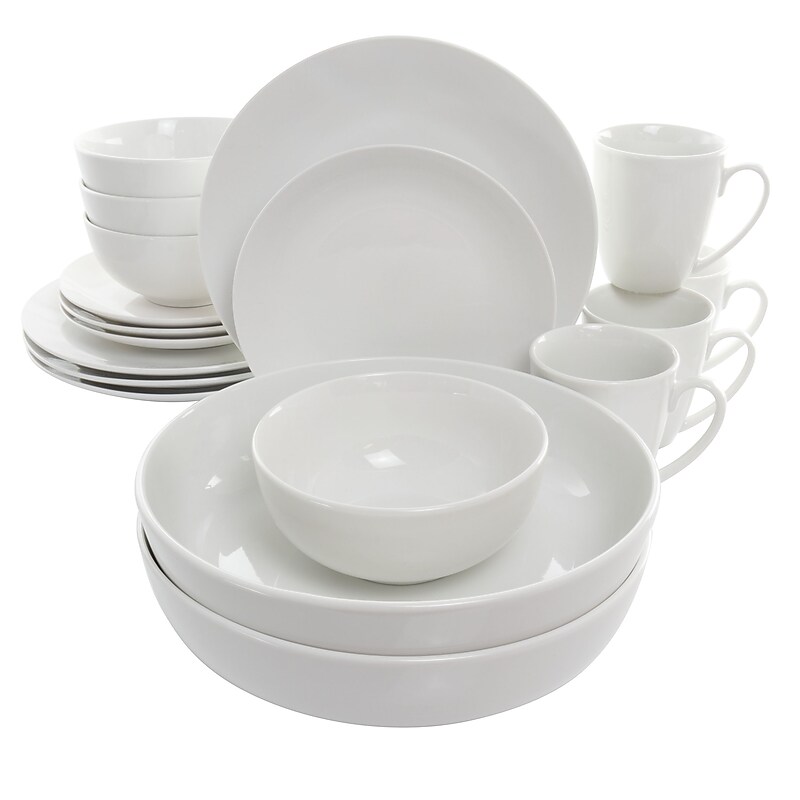 Elama Owen Porcelain Dinnerware Set, 18 Piece (937114713M) image 1