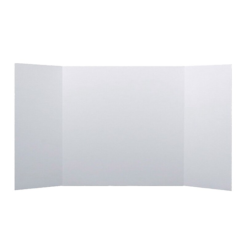 Flipside Corrugated Project Board, 28" x 40", White, 18/Carton (30028-18) image 1