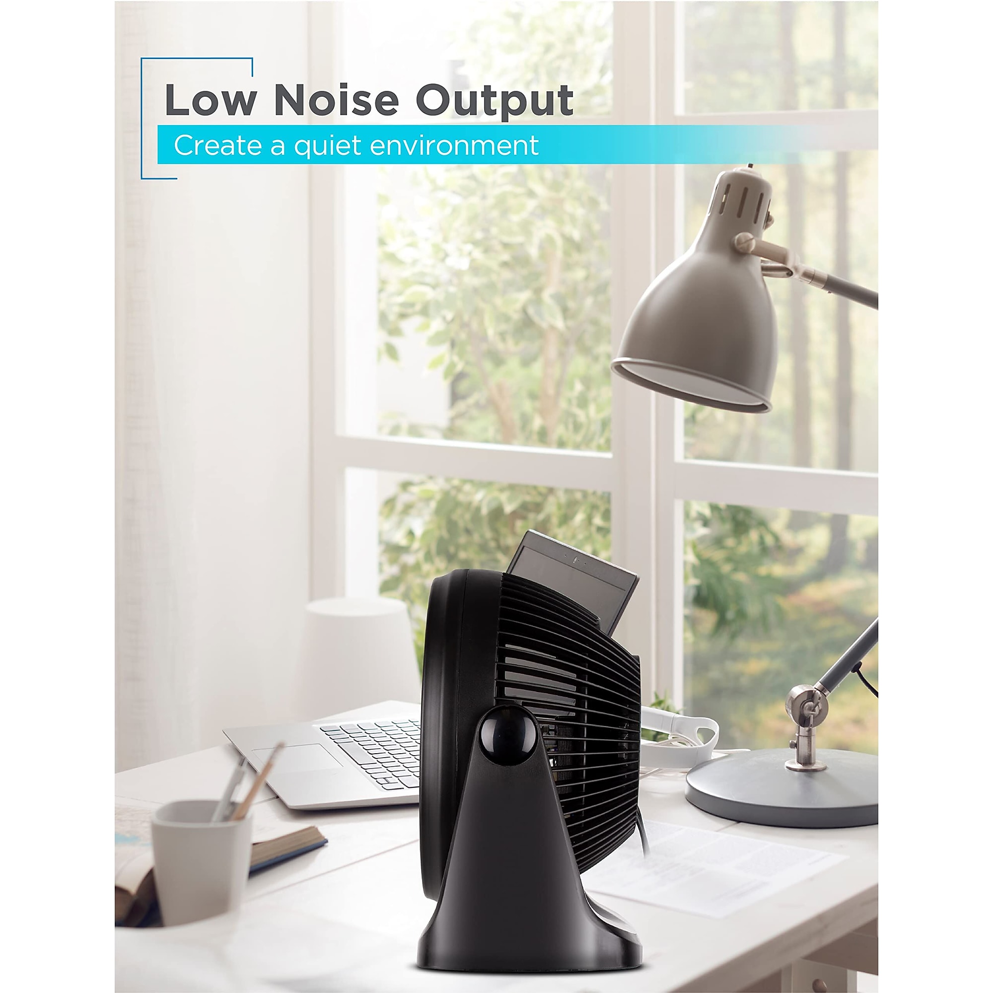 Black & Decker 7″ Desk Fan, 3-Speed, Black (BFTU107) Sansujyuku sansujyuku.com
