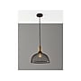 Adesso Dale 1-Light Incandescent/CFL Pendant, Matte Black/Natural Rubberwood (6268-01)~#|#~934A868E-5774-431A-9DD3DAC9D1324BD3_sc7