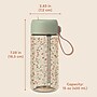 bentgo Whimsy & Wonder Plastic Water Bottle, 15 oz., Geo Speckle (BGKDWB1-GSP)~#|#~934ABEA5-52C5-4FDC-9BC94ABF85ECB495_sc7