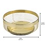 iDESIGN Metal Mesh Lazy Susan Organizer, Soft Brass (25965)~#|#~934AFB0A-4F35-49F3-A926825B9C9ADF57_sc7