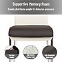 Mind Reader Memory Foam Office Chair Cushion, Black (MEMGEL-GRY)~#|#~93523491-6CD9-4C04-9181D8167DEB514D_sc7