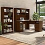 Bush Furniture Cabot 66"H 5-Shelf Bookcase with Adjustable Shelves, Modern Walnut (WC31066)~#|#~93524FD9-90C7-4E42-A5E3FBCE578F6E91_sc7