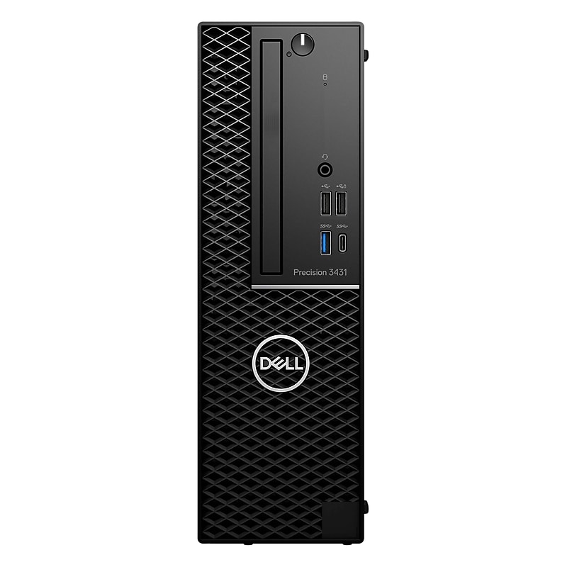 Dell Precision 3431 SFF Refurbished Desktop Computer, Intel Core i9-9900, 32GB RAM, 512GB SSD, Windows 11 Pro image 1