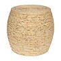 Storied Home Round Handwoven Corn Rope Barrel Accent Table, Natural (EC1672)~#|#~9358BF34-6EA7-4FE0-9E4CC45233A2B0CF_sc7