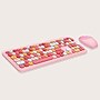 SaharaCase Wireless Ergonomic Keyboard and Laser Mouse Combo, Lime Pink (KB4)~#|#~935B44DC-8B6B-44EA-80E8EB85FF107B6B_sc7