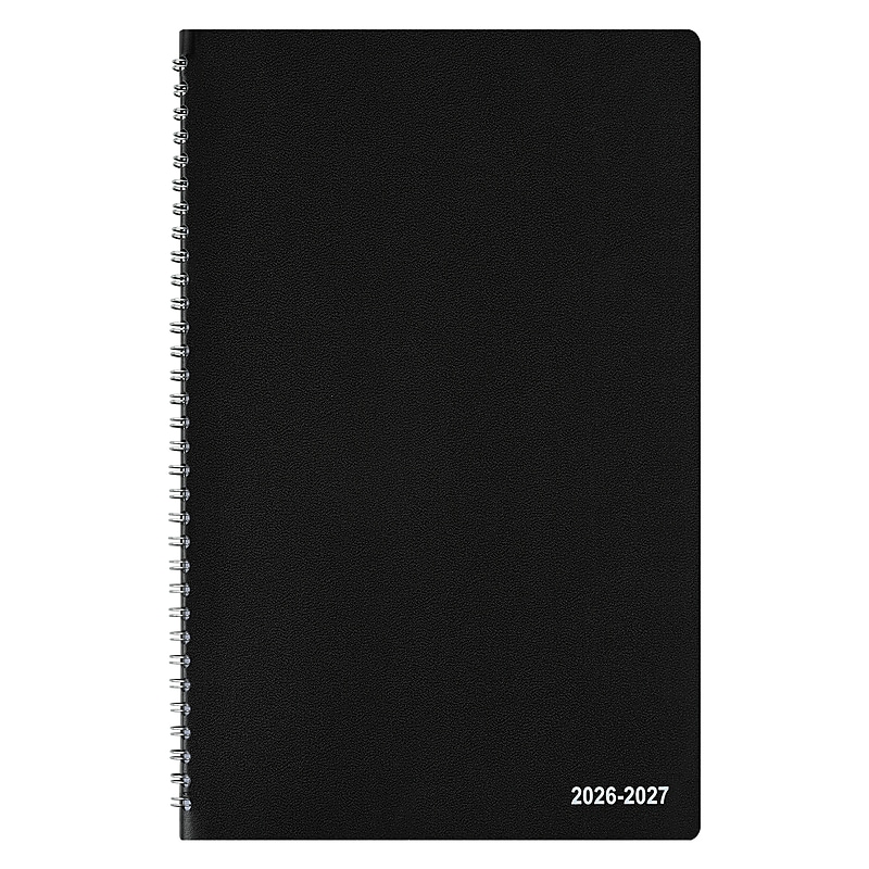 2026–2027 Staples 8" x 11" Academic Monthly Planner, Black (ST23571-27) image 1