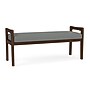 Lesro Weston 2-Seat Bench, Open House Asteroid/Riftwood Walnut (WS2001.WRW-01OHAS)~#|#~936093FF-61AD-4B0F-A9EB3C932E425F7E_sc7