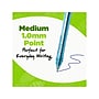 BIC ECOlutions Retractable Gel Pen, Medium Point, 1.0 mm, Black Ink, 12/Pack (RGLE11-BLK)~#|#~9361F9E0-F9A7-49AC-9125D1EAA5B9E63F_sc7