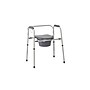 Medline Knockdown Bedside Commode, Fixed Arms, Back Bar, Steel Frame, 350 lb. Capacity (MDS89664KDMBG)~#|#~9367A445-C13E-4098-9757BD458AD904BF_sc7
