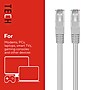 Staples TECH 25 ft. Cat-6 Ethernet Cable, Male to Male, Gray (ST62446)~#|#~936D0E90-866A-41DF-9D8DD10705952BB4_sc7