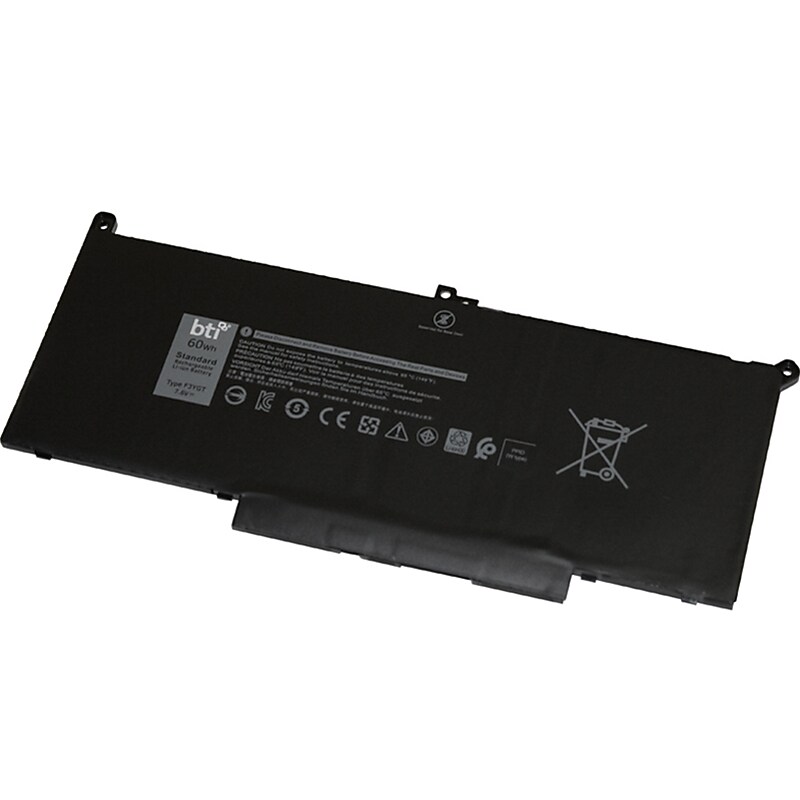 Battery Technology Li-Poly Replacement Battery for Dell Latitude 7280 and 7480, 7894mAh (451-BBYE-BTI) image 1