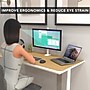 Mount-It! Adjustable Single Monitor Desk Mount, 17" to 32", 19.8 lbs., White (MI-1706WHT)~#|#~9371176D-DC23-4CD3-A6D8F1D9EBF043D9_sc7
