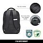 Solo New York Re:Define Laptop Backpack, Medium, Black (UBN708-4)~#|#~9376E9A2-1B48-4D70-BDB75906ED8B8ED1_sc7
