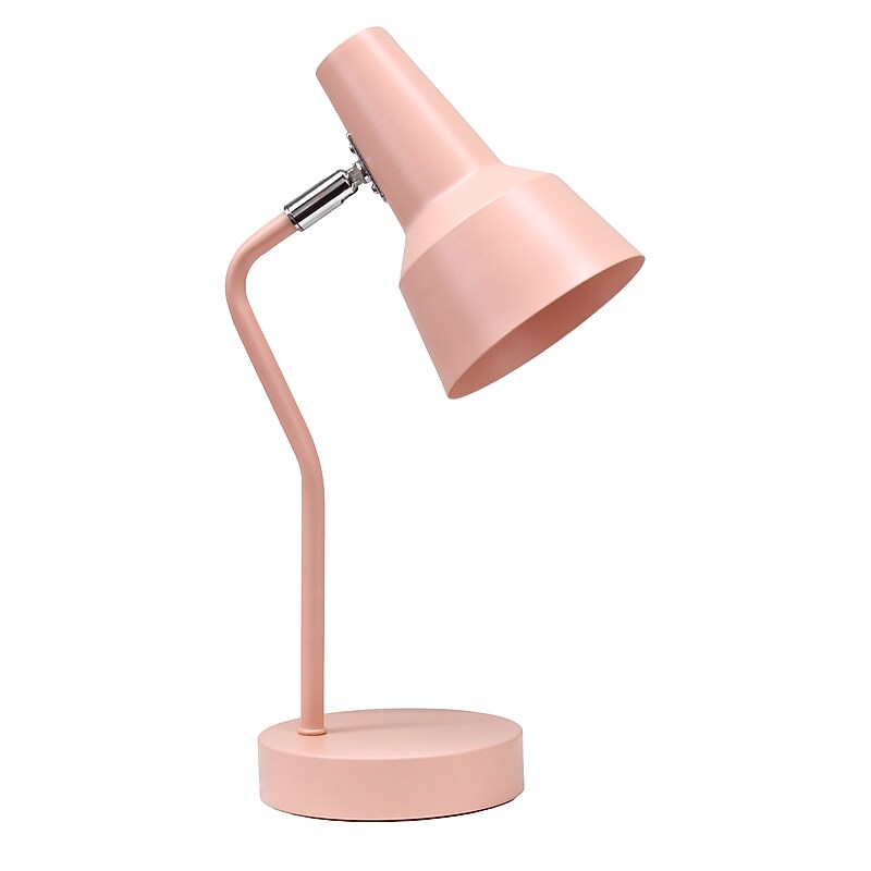 Simple Designs Sleek Essentials LED Desk Lamp, 15.2", Blush Pink (LD1078-BPK) image 1