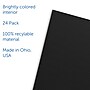 Flipside 12" x 48" Corrugated Study Carrels, Black, 24/Pack (FLP18222)~#|#~937B308C-41ED-4D4E-8CCAE9B177F66409_sc7