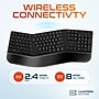 Delton KB200 & S12 Wireless Ergonomic Keyboard and Optical Mouse Combo, Black (DKMKITERG12-WB)~#|#~937B79CA-2F77-4876-A300FD17D085597A_sc7