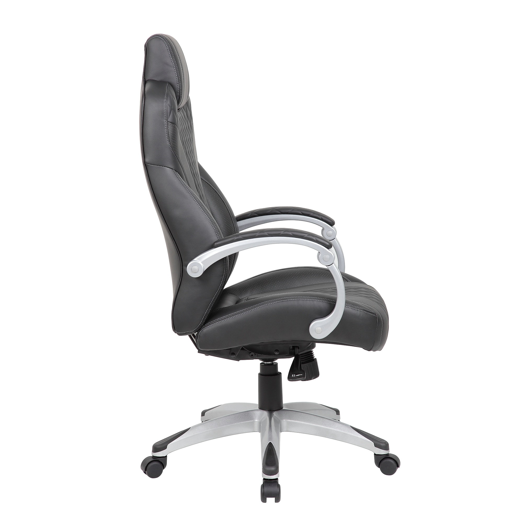 Boss Ergonomic Vinyl Swivel Executive Chair, Black (B8871-BK) Sansujyuku sansujyuku.com