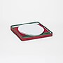Household Essentials Holiday Dinner Plate Chest with Felt Protectors, Red/Green (HH536RED)~#|#~937EB9F0-C5F8-4AA1-AB730FC4D691C5FD_sc7