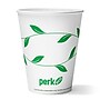 Perk™ Eco Compostable Paper Hot Cup, 12 Oz., White/Green, 50/Pack (PK56222)~#|#~937F8A94-7304-435C-BDFEA11BB93C4324_sc7