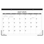 2025-2026 Blue Sky 17" x 11" Academic Monthly Desk Pad Calendar, Black/White (155772)~#|#~937FF1CD-B6E8-41F1-91E4C465AD7D8665_sc7