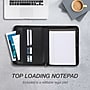 Samsill Professional Leather Padfolio/Notepad, Black (70820)~#|#~9383317D-EB4F-4CD0-8FB5DCCE485D37C4_sc7