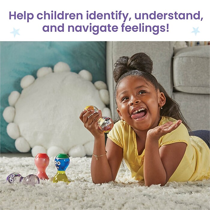 hand2mind Express Your Feelings Sensory Bottles, Assorted Colors