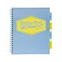 Pukka Pad Pastels 5-Subject Notebooks, 8.5" x 11", Ruled, 100 Sheets, Assorted Colors, 3/Pack (8867-PST)~#|#~9387D8A0-BA6D-4AED-BE3B6EB0EE710660_sc7
