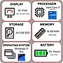Lenovo V14 G3 14" Laptop, Intel Core i7, 1.7 Ghz, 16GB RAM, 512GB SSD, 8.5 hours + Battery, Windows 11 Pro (82TS00JGUS-N)~#|#~938AC203-4C20-4ABF-8679DF4C8720444C_sc7