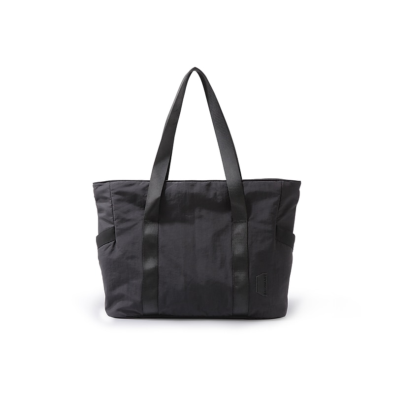 BAGSMART Zoraesque Polyester Tote Bag, Black (BM0302003AN001) image 1