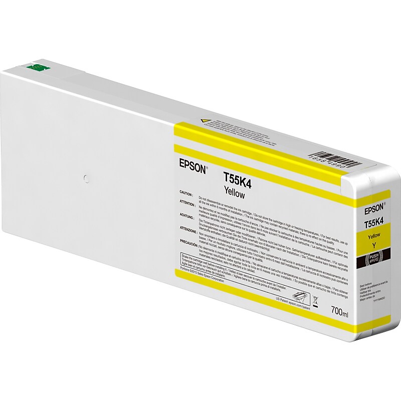 Epson UltraChrome HDX/HD T55K Yellow Ink Cartridge (T55K400) image 1