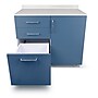 Viva Comfort 36.32'' H x 36" L Exam Room Medical Cabinet, 3-Drawers, Blueberry (902BASE36NSBL)~#|#~93958DFA-C8B0-4F90-928824ACDD3F3A17_sc7