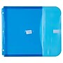 JAM Paper Plastic Binder Pocket, 3-Hole Punched, Blue, 3/Pack (218VB1BUX3)~#|#~9397BAFF-8064-4D6F-998E345135B620B8_sc7