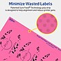 Avery Laser/Inkjet Oval Multipurpose Labels, 4.25" x 2.5", Bright Pink, 60/Pack (94058)~#|#~93989ED6-0E87-43EC-81AB5FFA6F28C30C_sc7