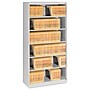 Tennsco Open Fixed Shelf Lateral File, 75.25"H x 36"W x 16.5"D, 6-Shelf, Light Gray (TNNFS360LGY)~#|#~9398C2D5-06C4-4291-B7A0428F6968F3C8_sc7