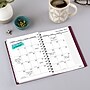 2027 Mead Essentials 6" x 8.5" Calendar Year Weekly & Monthly Planner, Plastic Cover, Burgundy (CRW430L5027)~#|#~939D49D9-7273-4AB7-8A90D16C0099C8B8_sc7