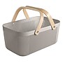 Simplify Large Mesh Storage Basket with Wooden Handle, Stone (30063-STONE-ST)~#|#~939F56F5-8672-4F0E-A596B32D4CE3609B_sc7