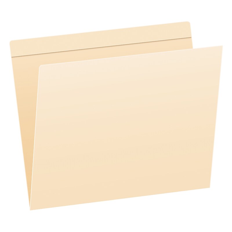 Pendaflex File Folder, Straight Cut, Letter Size, Manila, 50/Box (16651) image 1