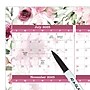 2025-2026 AT-A-GLANCE Badge Floral 36" x 24" Academic & Calendar Yearly Dry-Erase Wall Calendar, Reversible (1710F-550P-26)~#|#~93A1B687-B6C7-4EB6-BF220ED5C400273B_sc7