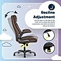 Serta Torrington Ergonomic Polyurethane Big & Tall Chair, 400 lb. Capacity, Dark Walnut Brown (52399-DBRN)~#|#~93A6D8E0-009A-4682-8FD1757CF92D24F3_sc7