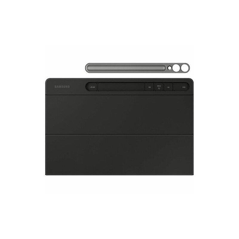 Samsung Book Cover Polyurethane 12.4" Keyboard Case for Galaxy Tab S9+ & S9 FE+, Black (EF-DX820UBEGUJ) image 1